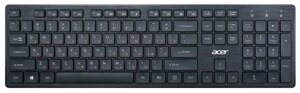 Клавиатура проводная Acer OKW122, мембранная, USB, черный (ZL. KBDEE. 00C)
