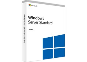 Ключ активации для Windows Server Standard 2022, 64-bit, Russian, 1 ПК, DSP OEI DVD 16 Core (P73-08337)