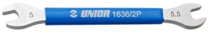 Ключ спицевой Unior 1636/2P (синий 5.5 x 6 мм)