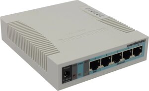 Коммутатор MikroTik RouterBoard 260GS, управляемый, кол-во портов: 5x1 Гбит/с, SFP 1x1 Гбит/с (RB260GS/CSS106-5G-1S)