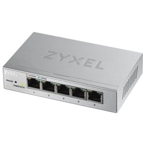 Коммутатор ZYXEL GS1200-5, управляемый, кол-во портов: 5x1 Гбит/с (GS1200-5-EU0101F)