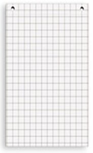 Комплект блоков бумаги для флипчартов (универсальный, клетка) 67.5x96.5 см
