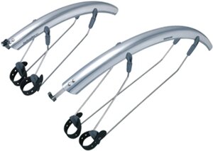 Комплект крыльев для шоссейных велосипедов Topeak DeFender R1/R2 Set gnn (серебристый)