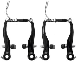 Комплект ободных тормозов Promax v-brake (черный передний и задний (пара