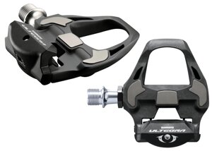 Контактные шоссейные педали Shimano Ultegra PD-R8000 с шипами (черный)