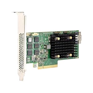 Контроллер broadcom megaraid 9560-8i, SAS/SATA/nvme 12G, 8-port (slimsas), RAID 0/1/5/6/10/50/60/JBOD, 4gb, PCI-ex8, SGL (05-50077-01)