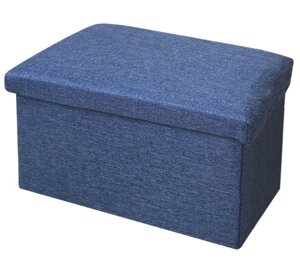 Короб для хранения вещей Пуф 49-НВ, синий