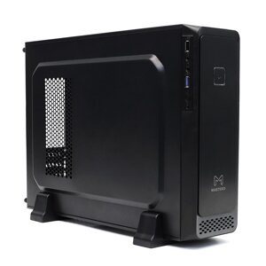 Корпус mastero BCS-01, matx, slim-desktop, USB 3.0, черный, 400 вт (MST-BCS-01-400W-B)