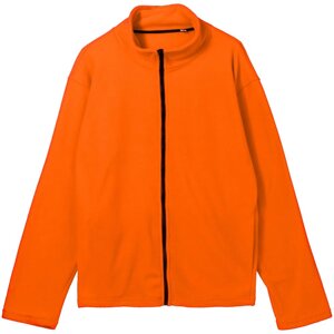 Куртка флисовая унисекс Manakin, оранжевая, размер M/L