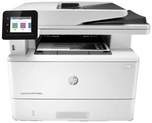 МФУ лазерный HP LaserJet Pro M428fdn A4, ч/б, 38 стр/мин (A4 ч/б), 1200x1200 dpi, дуплекс, ДАПД-50 листов, факс, сетевой, USB, стартовый картридж 10000 стр. (W1A32A/W1A29A_CF259X)