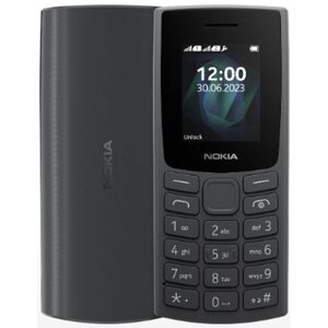 Мобильный телефон Nokia 105 TA-1569 SS, 1.8" 160x128 TFT, BT, 1-Sim, 1000 мА·ч, micro-USB, темно-серый (1GF019EPA2C03)