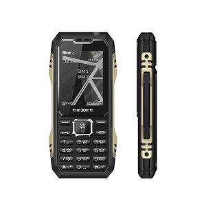 Мобильный телефон teXet TM-D424, 2.4" 320x240 TFT, BT, 2-Sim, 2500 мА·ч, micro-USB, черный