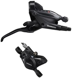 Моноблоки Shimano ST-EF505 27 скоростей гидравлические дисковые (черный 1500 мм правый - задний)