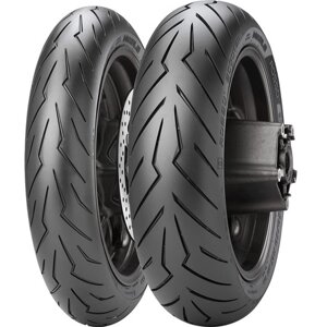 Мотошины 120/70 R14 Pirelli Diablo Rosso Scooter 55S Передняя (Front) TL