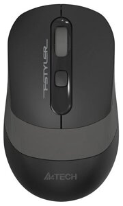 Мышь беспроводная A4Tech FG10S, 2000dpi, оптическая светодиодная, USB, черный/серый