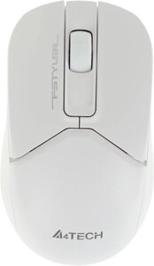 Мышь беспроводная A4Tech Fstyler FG12S, 1200dpi, оптическая светодиодная, USB, белый (FG12S White)