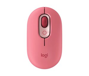 Мышь беспроводная Logitech POP Mouse, 4000dpi, Bluetooth, розовый (910-006548)