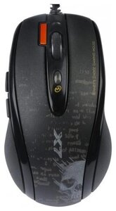 Мышь проводная A4Tech F5 Black USB, 3000dpi, оптическая лазерная, USB