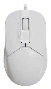 Мышь проводная A4Tech Fstyler FM12 S, 1200dpi, оптическая лазерная, USB, белый (FM12 S WHITE)
