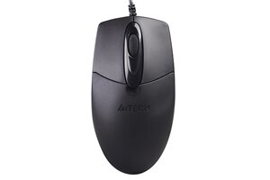 Мышь проводная A4Tech OP-720, 1200dpi, оптическая светодиодная, USB, черный (OP-720 USB (BLACK