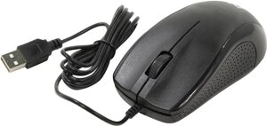 Мышь проводная Defender MB-160, 1000dpi, оптическая светодиодная, USB, черный