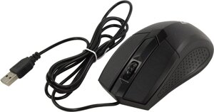 Мышь проводная Defender Optimum MB-270, 1000dpi, оптическая светодиодная, USB, черный (52270)