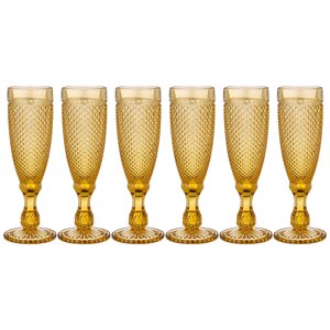 Набор бокалов для шампанского Гранат (150 мл - 6 шт)