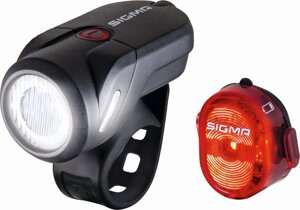 Набор фонарей Sigma Aura 35 / Nugget II (красный / белый)