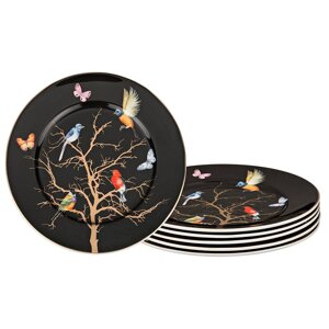 Набор тарелок Райские птицы (21 см - 6 шт)
