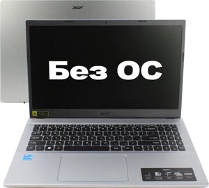 Ноутбук Acer Aspire 3 A315-59-39S9 15.6" 1920x1080, Intel Core i3 1215U 1.2 ГГц, 8Gb RAM, 256Gb SSD, без OC, серебристый (NX. K6TEM. 004)
