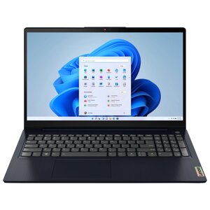 Ноутбук lenovo ideapad 3 15ABA7 15.6" 1920x1080, AMD ryzen 5 5625U 2.3 ггц, 16gb RAM, 256gb SSD, без OC, темно-синий (82RN00AGRK)