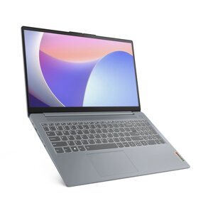 Ноутбук lenovo ideapad 3 slim 15IAH8 15.6" IPS 1920x1080, intel core i5 12450H 2 ггц, 16gb RAM, 512gb SSD, без OC, серый (83ER007QRK)