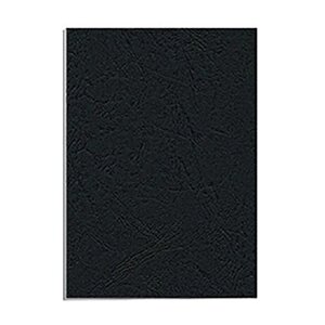 Обложка картонная Delta, Кожа, A3, 250 г/м2, Черный, 100 шт