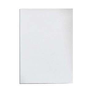 Обложка картонная Delta, Кожа, A4, 250 г/м2, Белый, 100 шт