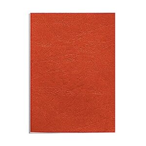 Обложка картонная Delta, Кожа, A4, 250 г/м2, Красный, 100 шт