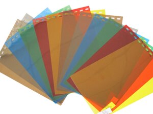 Обложки пластиковые, Прозрачные без текстуры, A3, 0.20 мм, Красный, 100 шт