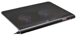 Охлаждающая подставка для ноутбука 17" Buro BU-LCP170-B214, вентилятор: 140, пластик, металл, синий