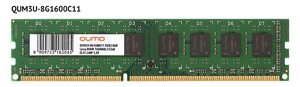 Память DDR3 DIMM 8gb, 1600mhz, CL11, 1.5 в, qumo (QUM3u-8G1600C11R)