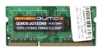Память DDR3 sodimm 8gb, 1333mhz, CL9, 1.35/1.5 в, qumo (QUM3s-8G1333C9(R retail