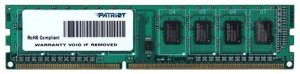 Память DDR3l DIMM 4gb, 1600mhz, CL11, 1.35 в, patriot memory, signature (PSD34G1600L81)