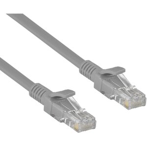 Патч-корд UTP кат. 5e, 10 м, RJ45-RJ45, серый, CCA, exegate UTP-RJ45-RJ45-5e-10M-GY (EX169510RUS)