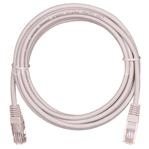 Патч-корд UTP кат. 5e, 2м, RJ45-RJ45, серый, CU, 10 шт., netlan (EC-PC4ud55B-BC-PVC-020-GY-10)