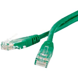 Патч-корд UTP кат. 5e, 5м, RJ45-RJ45, зеленый, CCA, exegate UTP-RJ45-RJ45-5e-5M-GN (EX282033RUS)