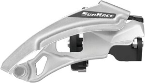 Передний переключатель SunRace FDM300 3x7-8 (Универсальная тяга, нижний хомут)