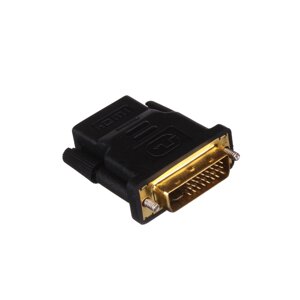 Переходник (адаптер) DVI-D (25M)-HDMI (19F), экранированный, черный Exegate (EX191105RUS)
