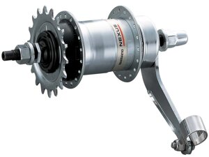 Планетарная втулка Shimano Nexus SG-3C41 3 скорости, ножной тормоз (серебристый 168 мм ширина по гайкам (OLD) 120 мм 28)