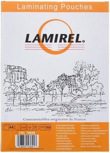 Пленка для ламинирования Lamirel 100мкм, A4, 100 шт., глянцевая (LA-78658)