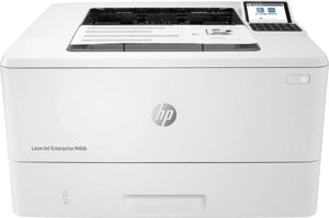 Принтер лазерный HP LaserJet Enterprise M406dn, A4, ч/б, 38 стр/мин (A4 ч/б), 1200x1200 dpi, дуплекс, сетевой, USB (3PZ15A)