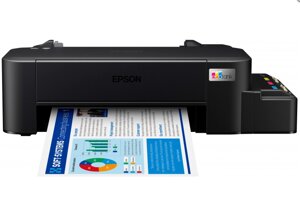 Принтер струйный Epson L121, A4, цветной, A4 ч/б: 8.5 стр/мин, A4 цв. 4.5 стр/мин, 720x720dpi, СНПЧ, USB (C11CD76414/C11CD76501)