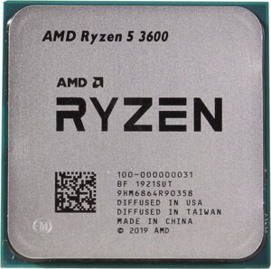 Процессор AMD ryzen 5-3600 matisse, 6C/12T, 3600mhz 32mb TDP-65 вт socketam4 tray (OEM) (100-000000031/100-100000031)